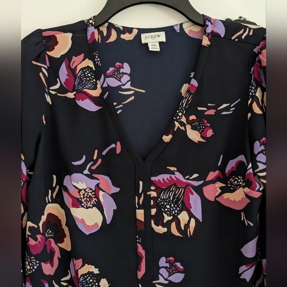 JCrew floral blouse - Picture 5 of 6